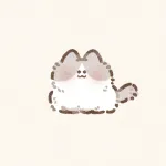 ふわふわな猫さんのフリーアイコン