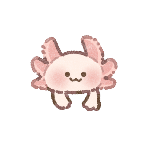 ウーパールーパーのフリーイラスト