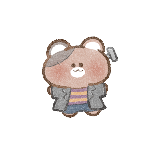 フランケンシュタインの仮装をしたくまさんのフリーイラスト