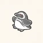マゼランペンギンのフリーアイコン