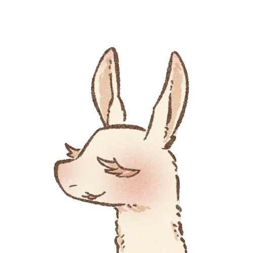 ラマのフリーイラスト