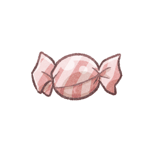 飴玉のフリーイラスト